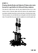 Предварительный просмотр 12 страницы MUSCLE D ELITE 4-STACK MULTIGYM Assembly Instructions Manual