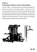 Предварительный просмотр 13 страницы MUSCLE D ELITE 4-STACK MULTIGYM Assembly Instructions Manual