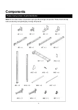 Preview for 4 page of MuscleSquad Wall Mounted Folding Squat Rack Assembly & User Manual