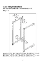 Preview for 15 page of MuscleSquad Wall Mounted Folding Squat Rack Assembly & User Manual