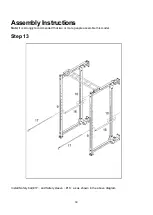 Preview for 18 page of MuscleSquad Wall Mounted Folding Squat Rack Assembly & User Manual