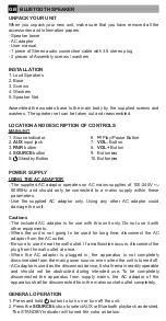 Preview for 2 page of Muse M-1050 BT User Manual