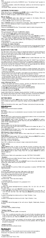 Preview for 4 page of Muse M-112 DBT User Manual