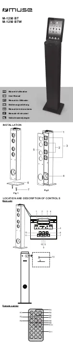 Preview for 1 page of Muse M-1250 BT User Manual