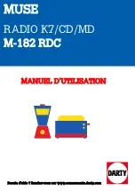 Preview for 1 page of Muse M-182 RDC User Manual