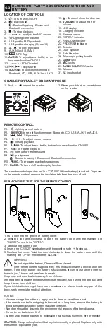 Preview for 3 page of Muse M-1920 DJ User Manual