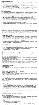 Preview for 5 page of Muse M-1920 DJ User Manual