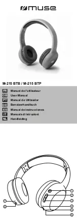 Preview for 1 page of Muse M-215 BTB User Manual