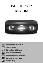 Preview for 1 page of Muse M-930 DJ User Manual