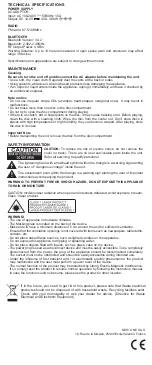 Preview for 6 page of Muse MT-120 MB User Manual