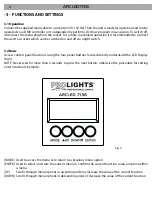 Предварительный просмотр 24 страницы Music & Lights ProLights ARCLED7136 User Manual