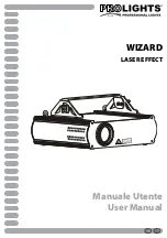 Preview for 1 page of Music & Lights PROLIGHTS WIZARD User Manual