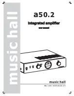 Предварительный просмотр 2 страницы MUSIC HALL A50.2 User Manual