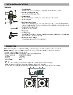 Предварительный просмотр 5 страницы MUSIC HALL mmf-1.3 Instruction Manual