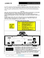 Предварительный просмотр 3 страницы Musical Fidelity A1008 Instructions For Use Manual