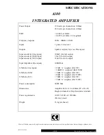 Preview for 9 page of Musical Fidelity A300 Instructions For Use Manual