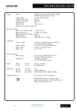 Preview for 10 page of Musical Fidelity AMS100 Manual