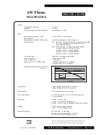 Preview for 7 page of Musical Fidelity kW Phono Instructions For Use Manual