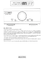 Musical Fidelity M1 HPAP Instructions For Use Manual preview