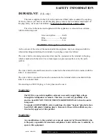 Preview for 2 page of Musical Fidelity M250 Instructions For Use Manual