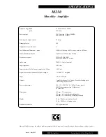 Preview for 8 page of Musical Fidelity M250 Instructions For Use Manual