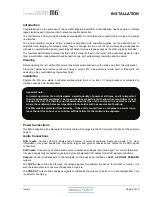 Preview for 6 page of Musical Fidelity M6I Instructions For Use Manual