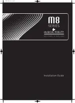 Предварительный просмотр 1 страницы Musical Fidelity M8 Series Installation Manual