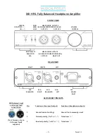 Preview for 2 page of Musical Fidelity MX-HPA User Manual