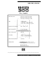 Предварительный просмотр 12 страницы Musical Fidelity NU-VISTA 300 Instructions For Use Manual