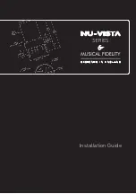 Musical Fidelity NU-VISTA Series Installation Manual preview