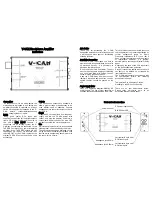 Musical Fidelity V-CAN Instructions preview