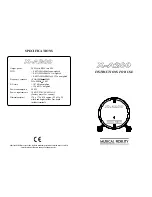 Предварительный просмотр 1 страницы Musical Fidelity X-A200 Instructions For Use