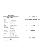 Preview for 1 page of Musical Fidelity X-LPS V3 Instructions For Use