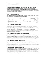 Preview for 5 page of Musical Surroundings MYDAC II Operating Manual