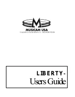 Preview for 1 page of Musicam Liberty User Manual