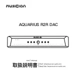 Preview for 19 page of MUSICIAN AQUARIUS R2R DAC User Manual