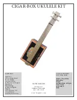 Preview for 1 page of Musicmakers CIGAR-BOX UKULELE KIT Quick Start Manual