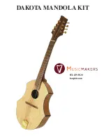 Musicmakers Dakota Mandola KIT Manual предпросмотр