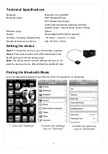 Предварительный просмотр 4 страницы MusicMan BT Dongle User Manual