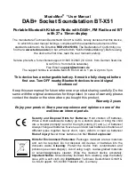 Preview for 1 page of MusicMan BT-X51 User Manual