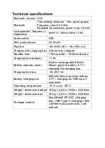 Preview for 2 page of MusicMan BT-X52 User Manual