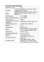 Preview for 2 page of MusicMan BT-X53 User Manual