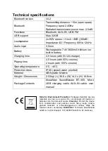 Preview for 2 page of MusicMan SoundBlaster BT-X55 User Manual