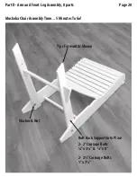 Preview for 25 page of Muskoka Chair CEDAR series Assembly Instructions Manual