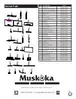 Preview for 17 page of Muskoka 25-1000-001 Use And Care Manual