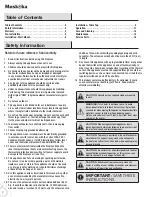 Предварительный просмотр 2 страницы Muskoka 310-42-45 User Manual