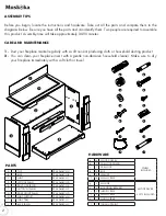 Preview for 2 page of Muskoka ABRAMS MTVS2506SBCH Instructions Manual