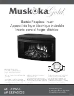 Muskoka Gold MFB33WSC Use And Care Manual preview