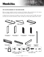 Предварительный просмотр 2 страницы Muskoka MEF2803CCHB Assembly Instructions Manual