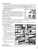 Preview for 3 page of Muskoka MFB27tBL3A-5 User Instructions